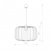 ALLAN black I zwis 6941 Nowodvorski Lighting