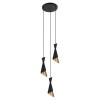 MALIA black-gold III PND-85949-3 BK+GD Italux