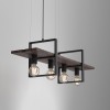 SHELF black-dark wood 426 Luminex