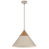 SINGLE beige-natural wood 457 Luminex