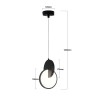 CIRCLO LED CCT black LP-1311/1P BK Light Prestige