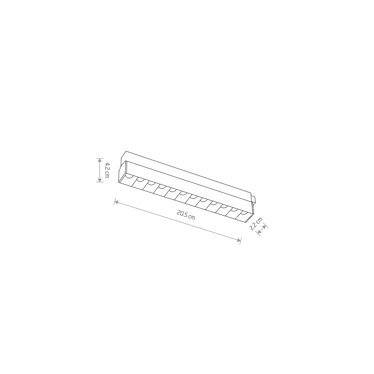 LVM FOCUS LED 9W black 3000K 10144 Nowodvorski Lighting