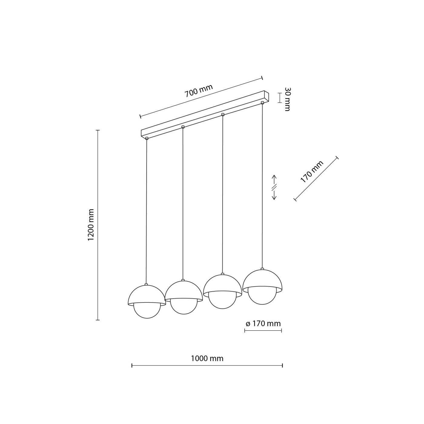 BONO ochra IV 10267 TK Lighting