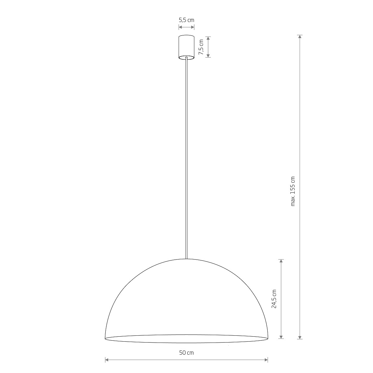 HEMISPHERE SUPER white-gold L 10700 Nowodvorski Lighting