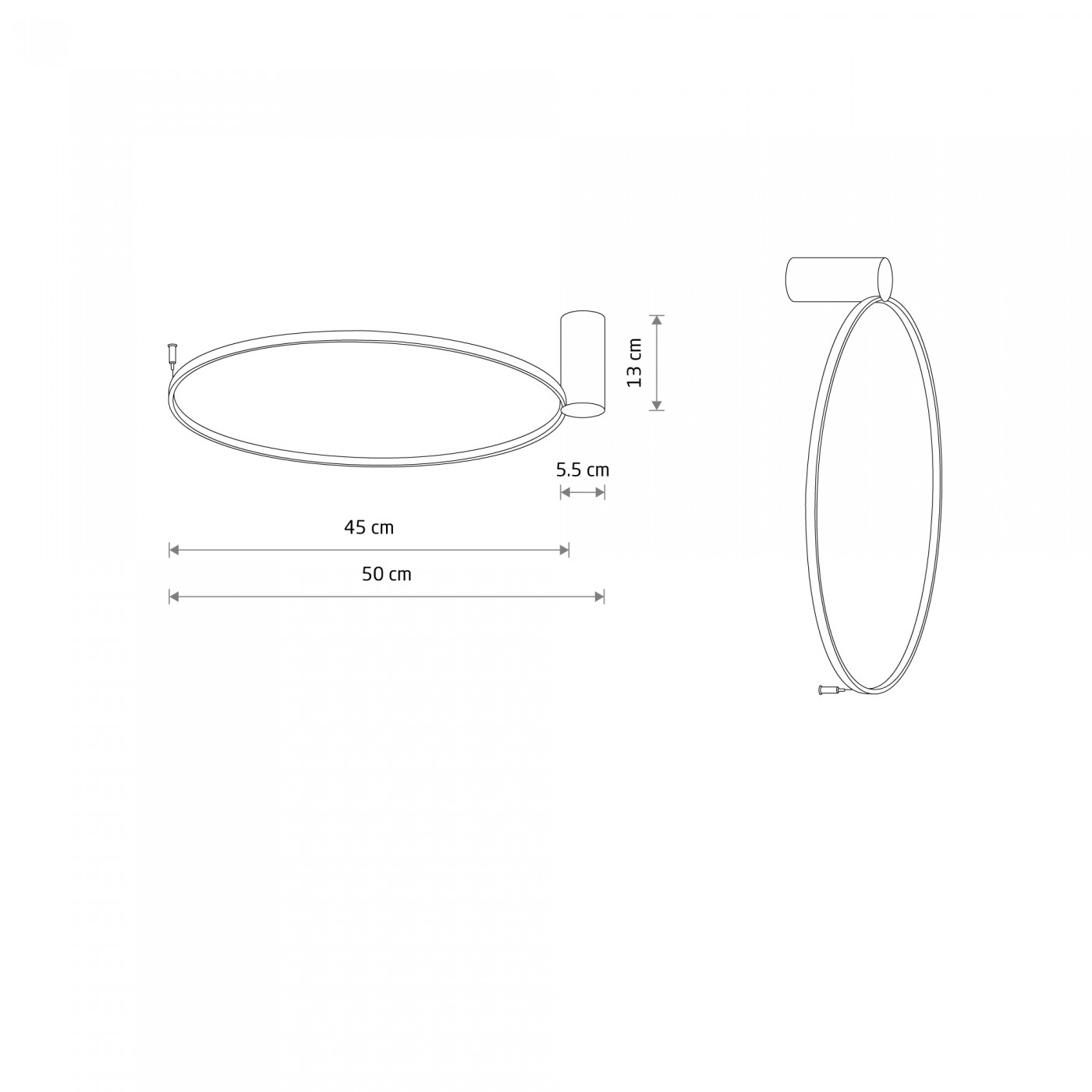 CIRCOLO LED S 3000K 10928 Nowodvorski Lighting