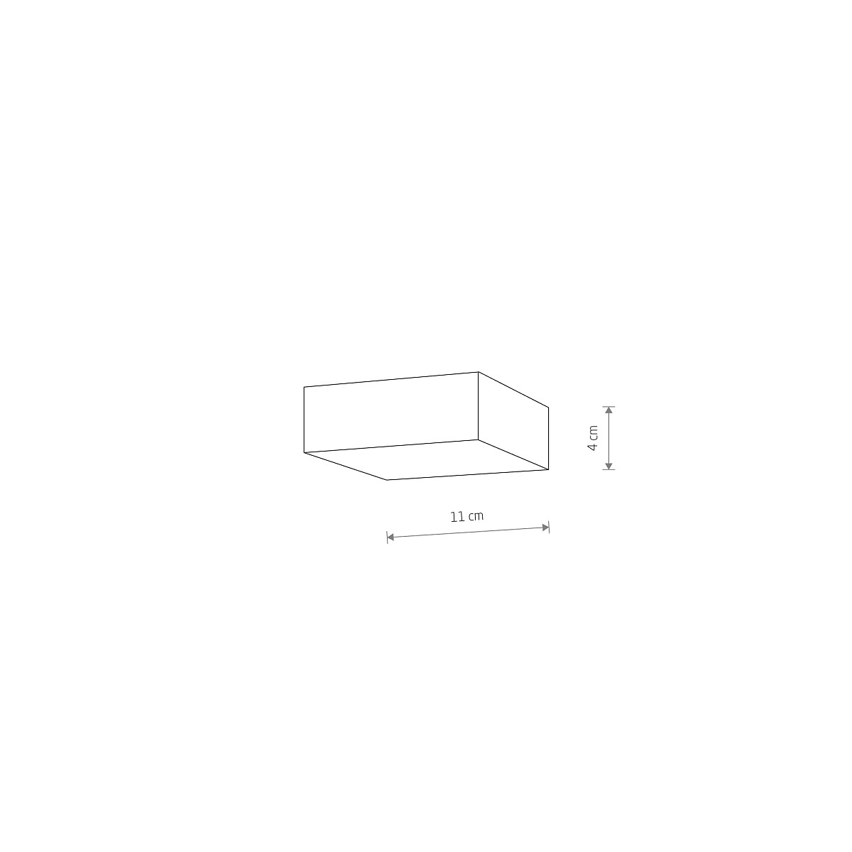 LID SQUARE LED white 15W 3000K 10420 Nowodvorski Lighting