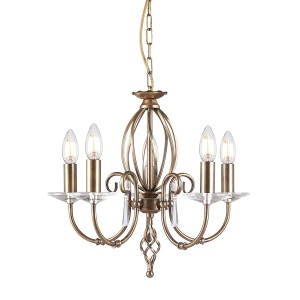 AEGEAN aged brass AG5-AGED-BRASS Elstead Lighting