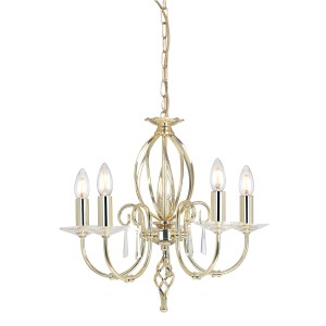 AEGEAN polished brass AG5-POL-BRASS Elstead Lighting