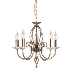 AEGEAN aged brass AG5-AGED-BRASS Elstead Lighting