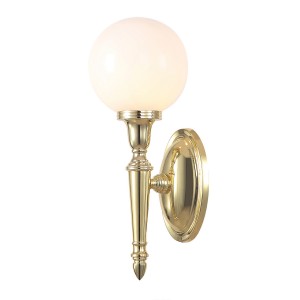 DRYDEN LED polished brass BATH-DRYDEN4-PB Elstead Lighting