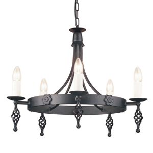 BELFRY black BY5-BLACK Elstead Lighting