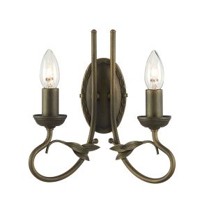 OLIVIA black and gold OV2-BLK-GOLD Elstead Lighting