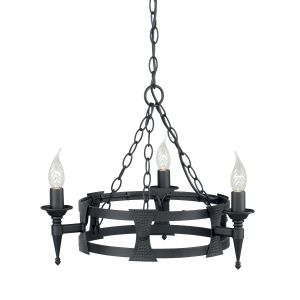 SAXON black SAX3-BLK Elstead Lighting