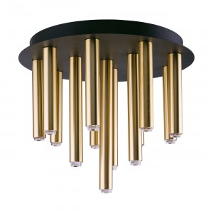 STALACTITE black-brass XIII 9054 Nowodvorski Lighting