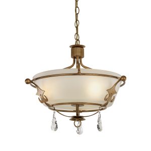 WINDSOR gold patina  WINDSOR-SF-GOLD Elstead Lighting