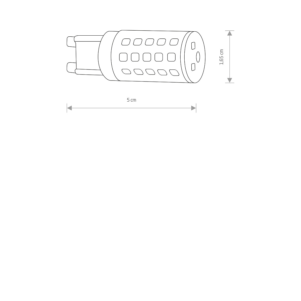 G9 LED BULB 4W 3000K 7503 Nowodvorski Lighting