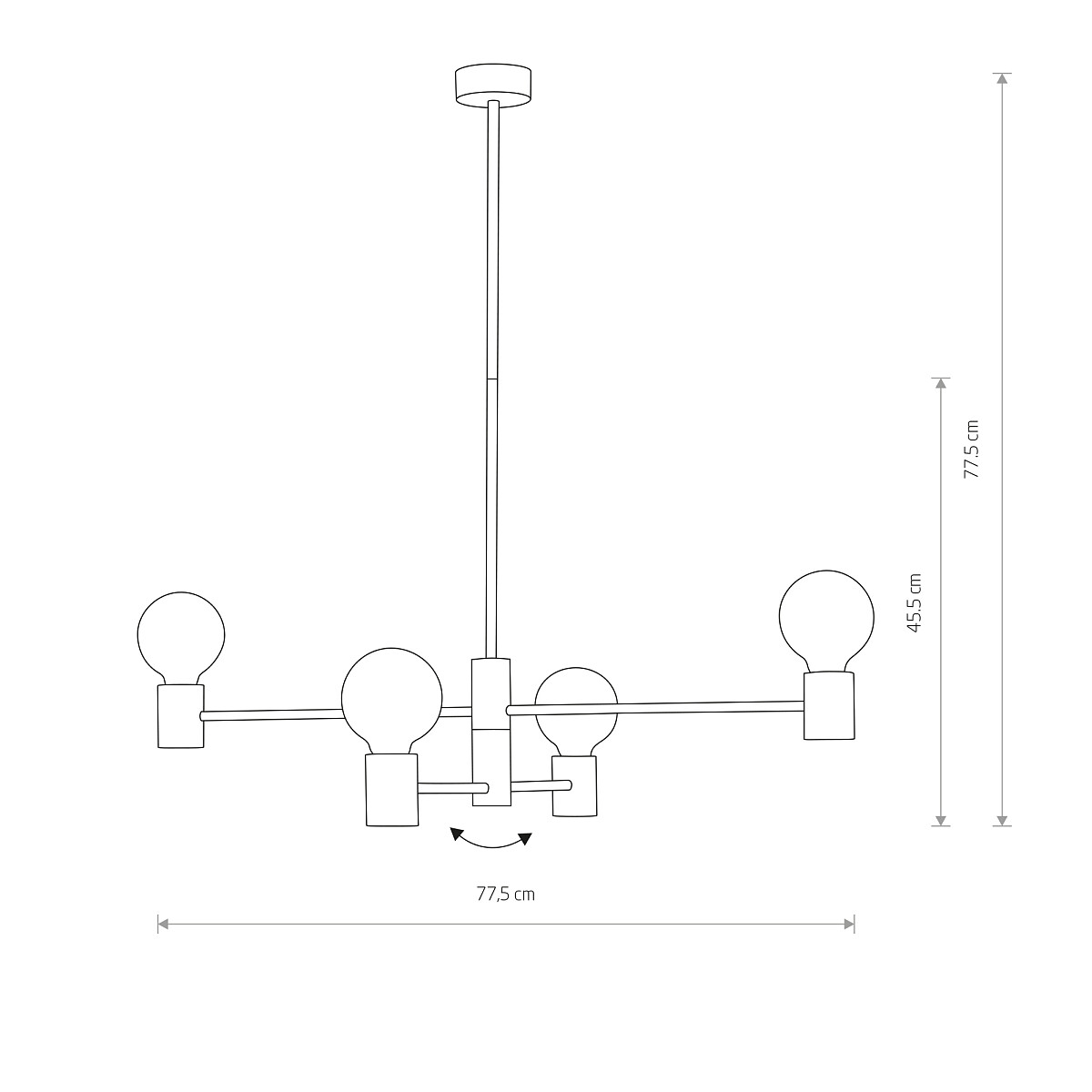 RADIUS black IV 7931 Nowodvorski Lighting