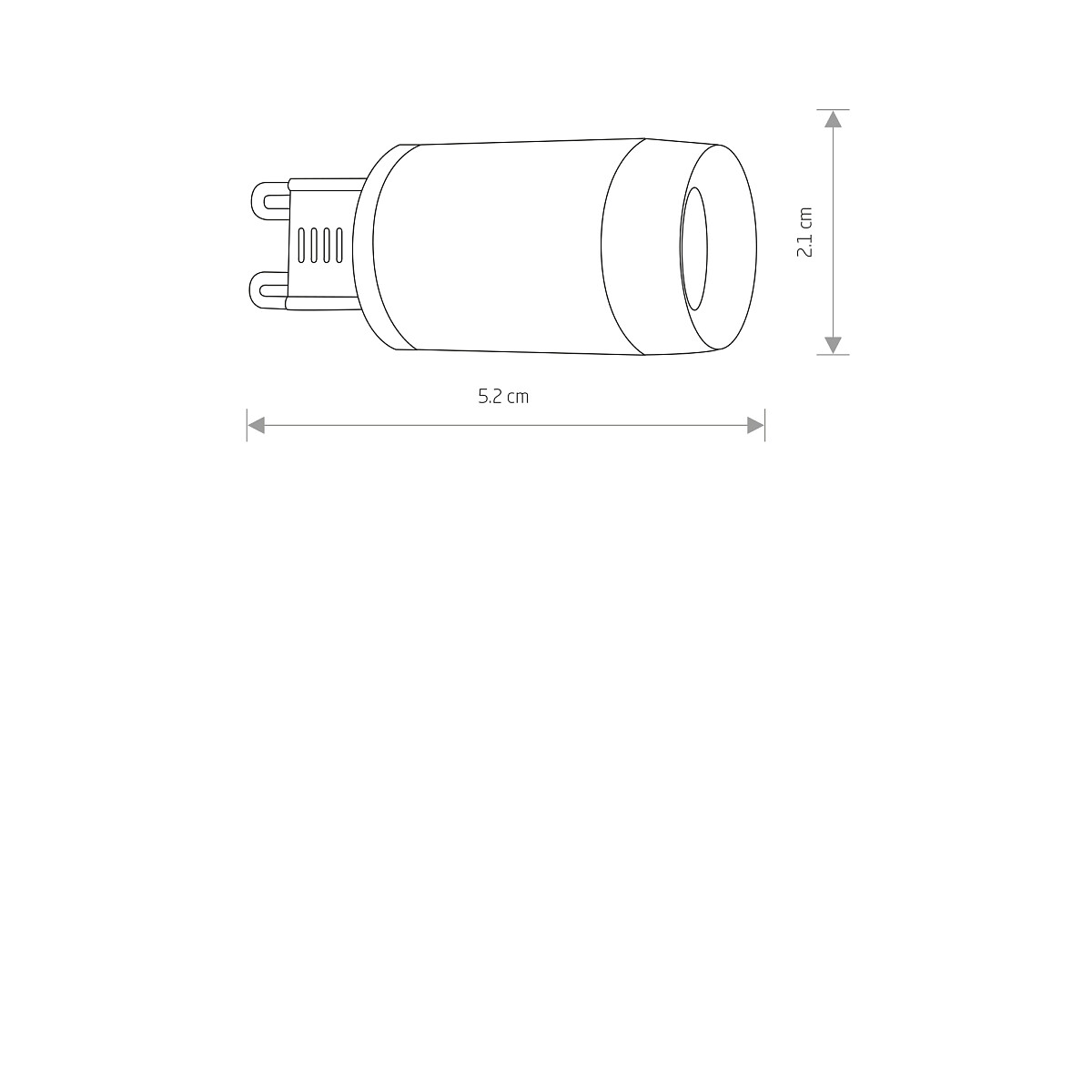 G9 LED BULB LENS 3W 4000K 8447 Nowodvorski Lighting