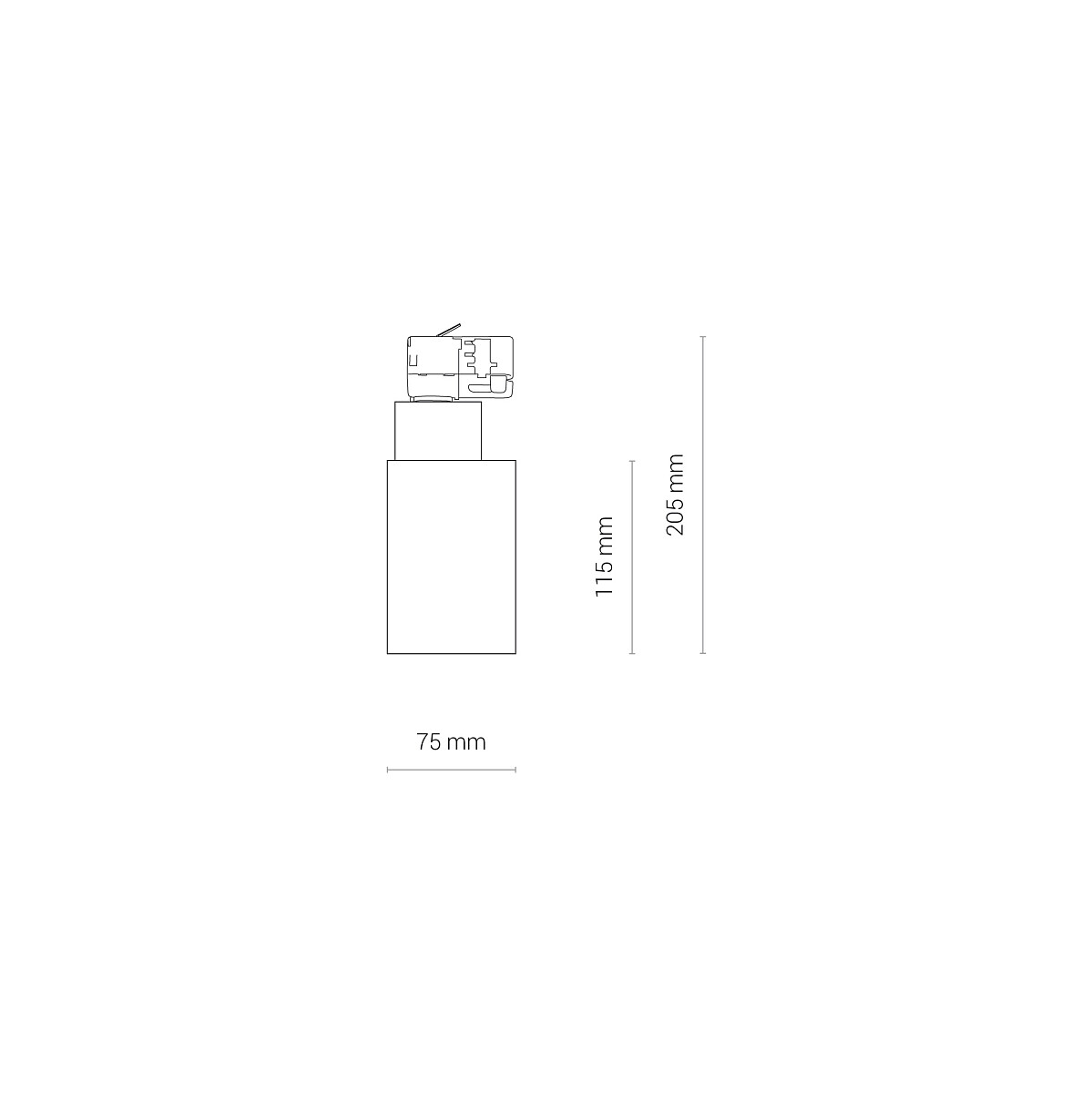 CTLS NEA LED 40W black 4000K 8745 Nowodvorski Lighting