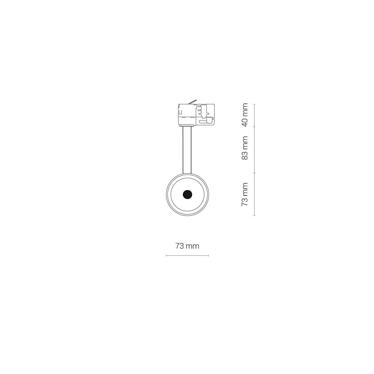 CTLS MILO LED 25W white 4000K 8761 Nowodvorski Lighting