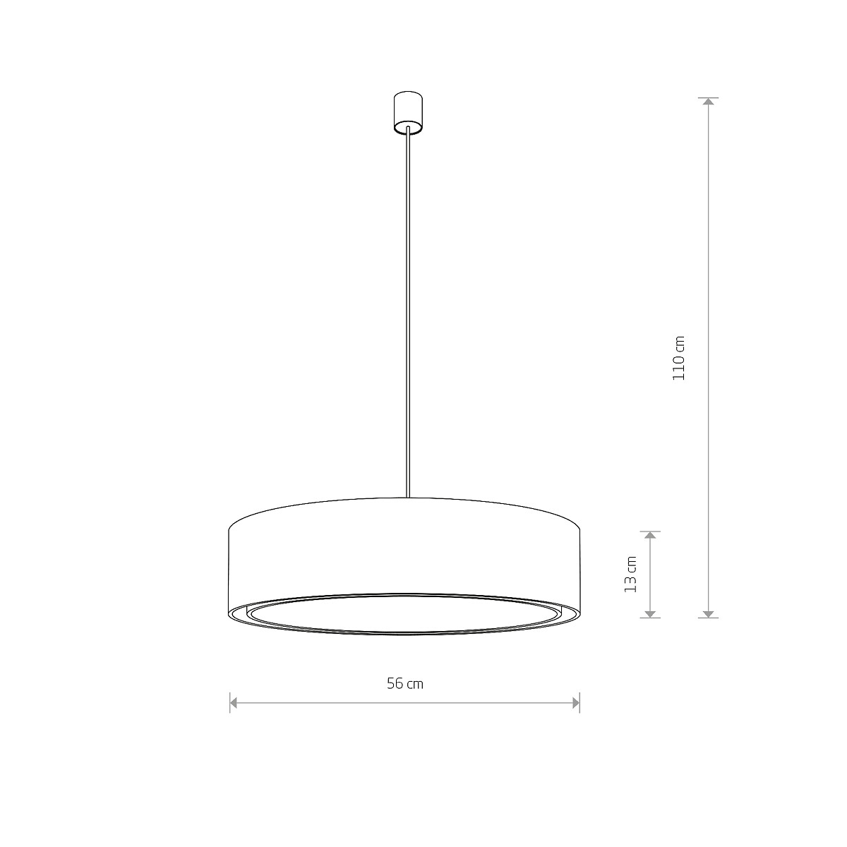 MIST white ⌀50 zwis 8942 Nowodvorski Lighting