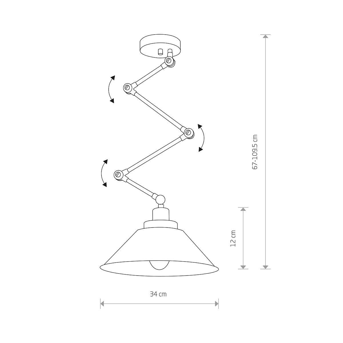 PANTOGRAPH black-white I 9126 Nowodvorski Lighting