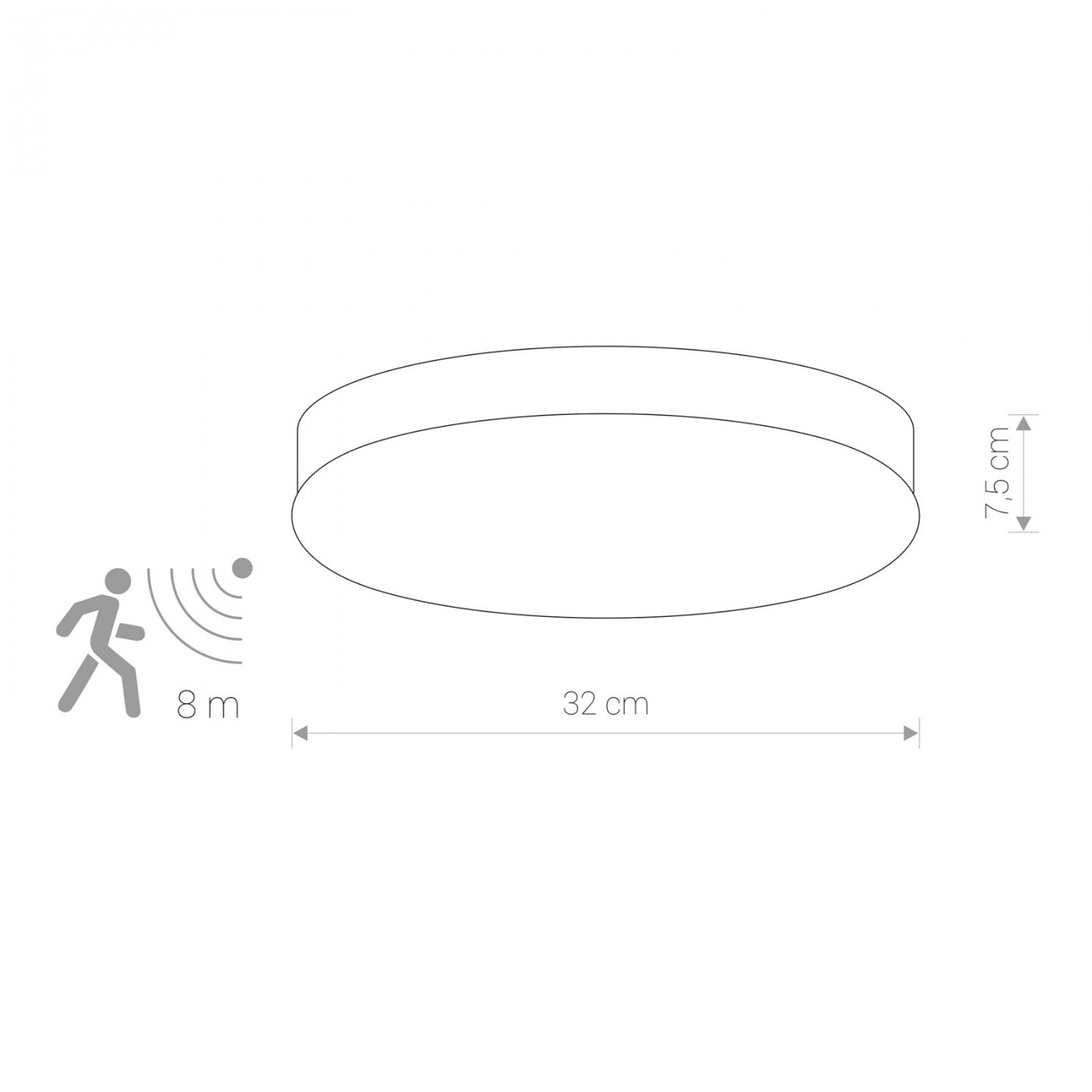 KASAI SENSOR chrome 8827 Nowodvorski Lighting