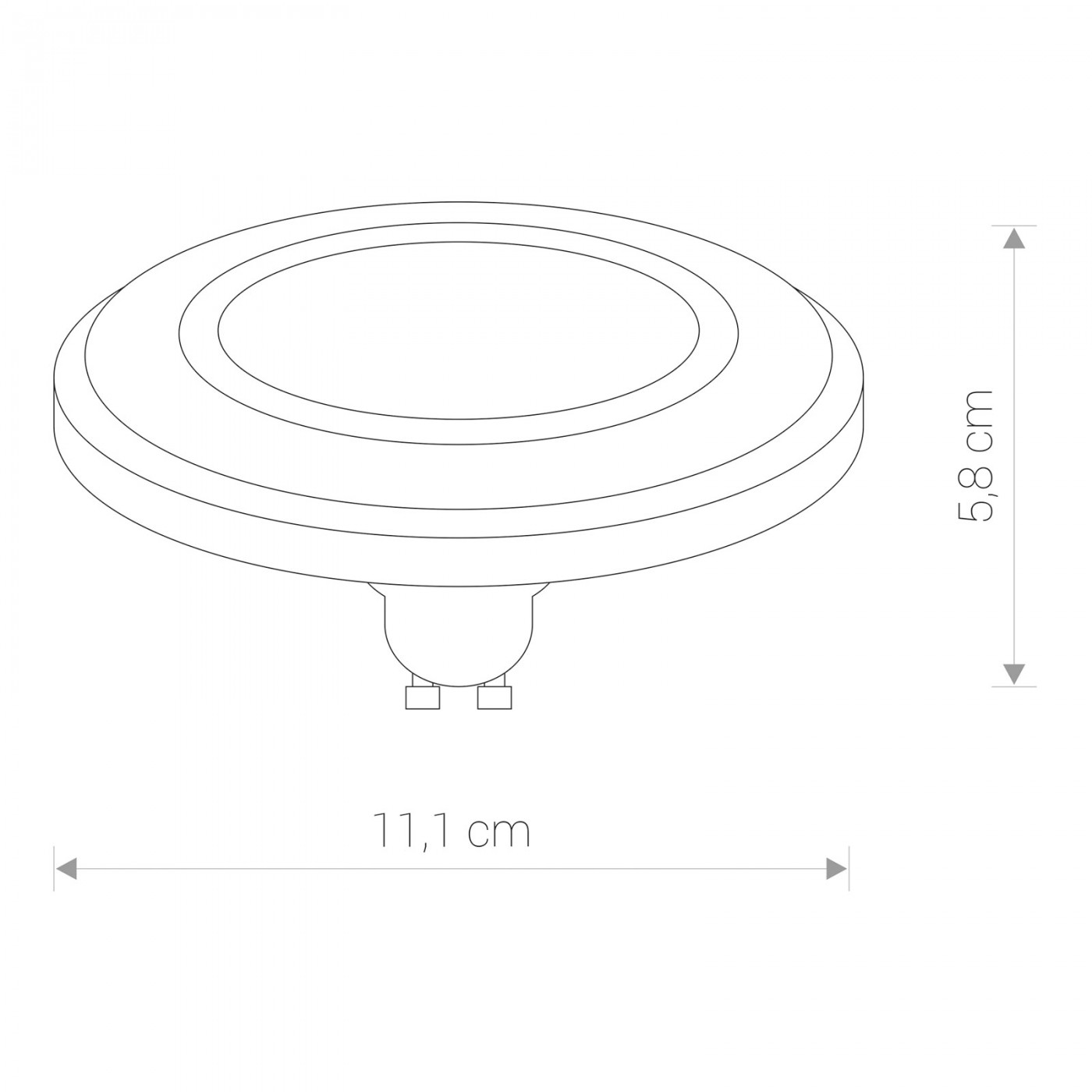 ES111 LED DIFFUSER white 4000K 9W 9212 Nowodvorski Lighting