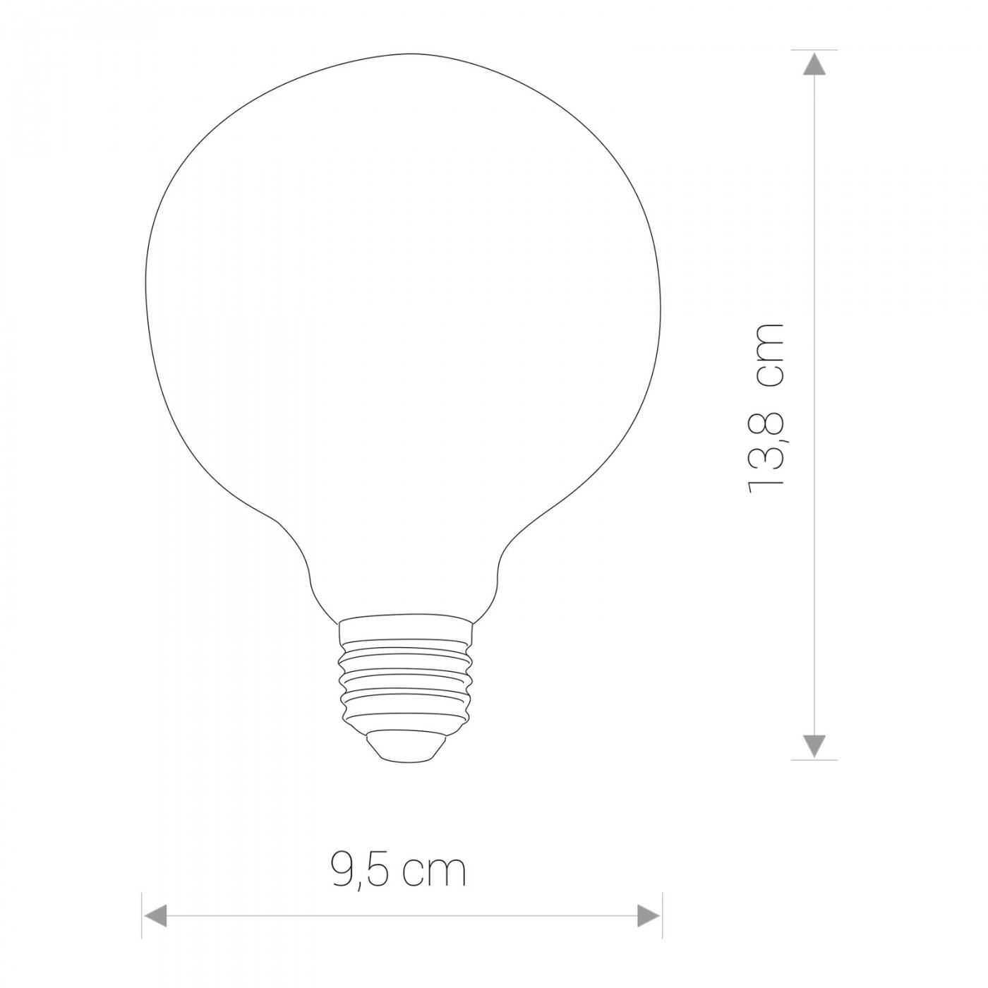 Vintage Led Bulb E27 6W 10593 Nowodvorski Lighting