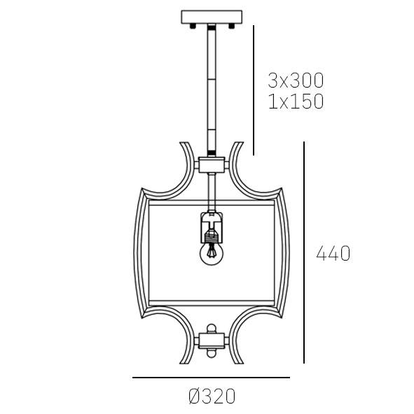 FARO P01039NI-WH Cosmo Light