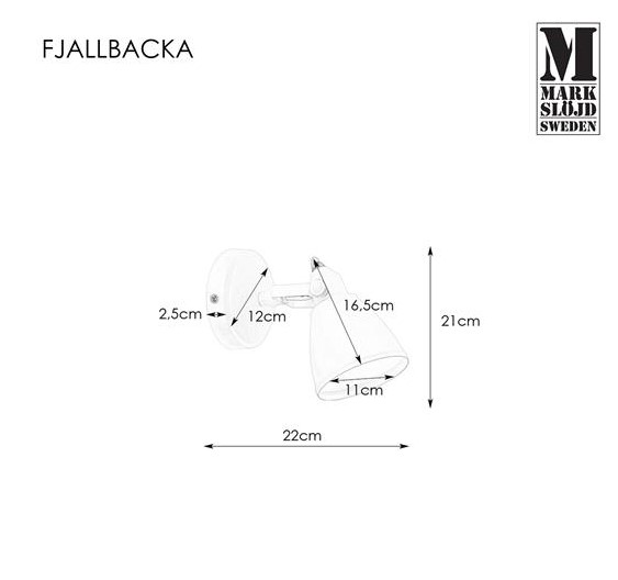 FJALLBACKA black 108082 Markslojd