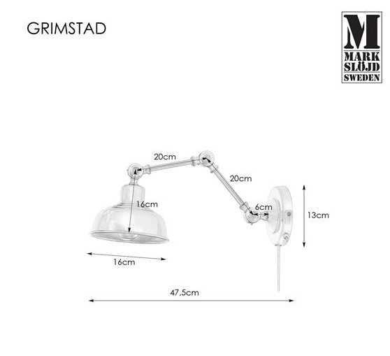 GRIMSTAD gold 108115 Markslojd