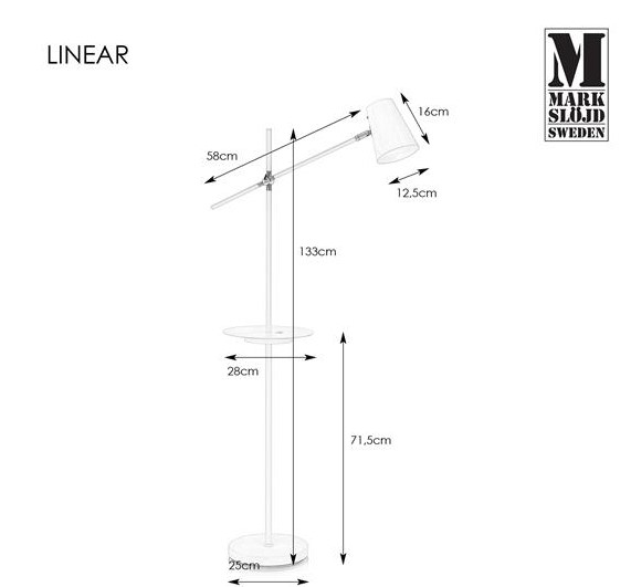 LINEAR USB black 107307 Markslojd