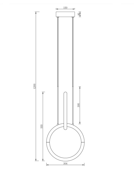 NODE MOD165PL-L18B3K Maytoni