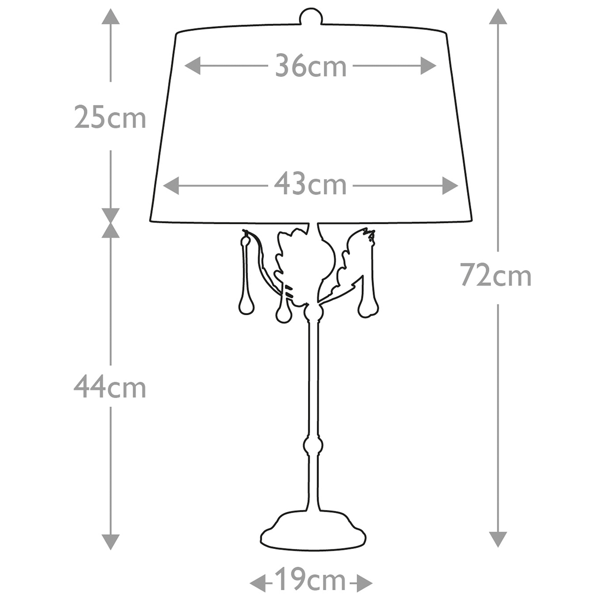 AMARILLI bronze and gold AML-TL-BRONZE Elstead Lighting