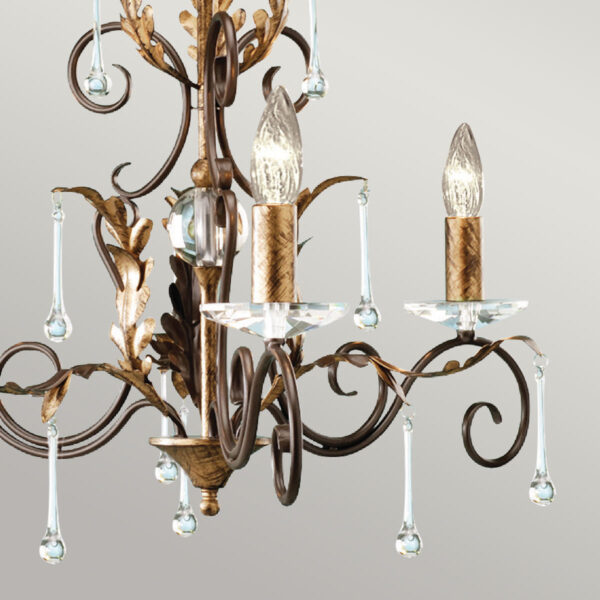 AMARILLI bronze and gold AML3-BRONZE Elstead Lighting