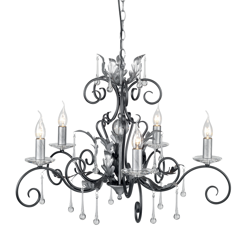 AMARILLI black and silver AML5-BLK-SILVER Elstead Lighting