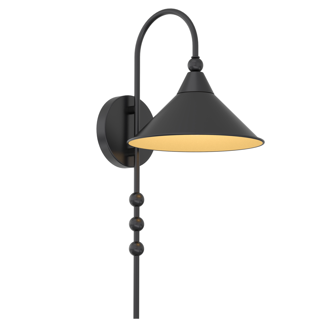 ASHFORD black-gold W01531BK Cosmo Light