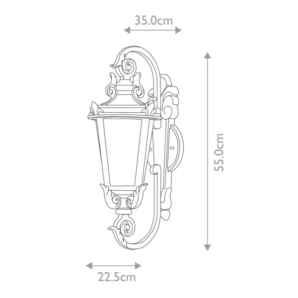 BALTIMORE weathered bronze BT1-M Elstead Lighting