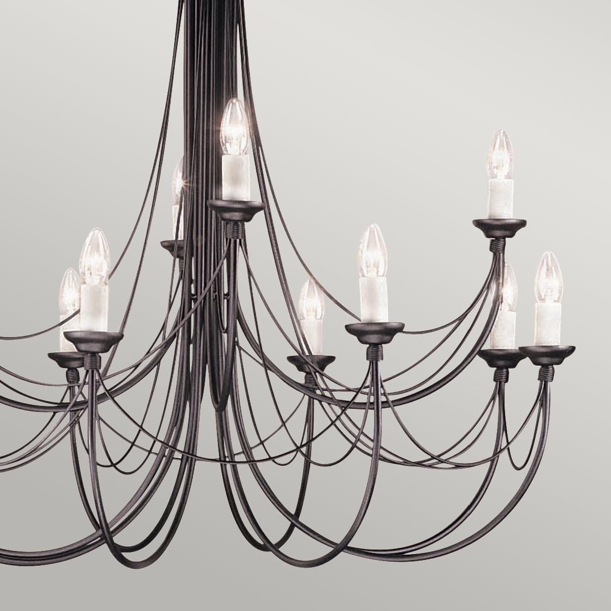 CARISBROOKE black CB12-BLACK Elstead Lighting