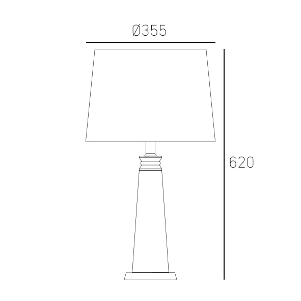 CHARLOTTE T01332CH-WH Cosmo Light