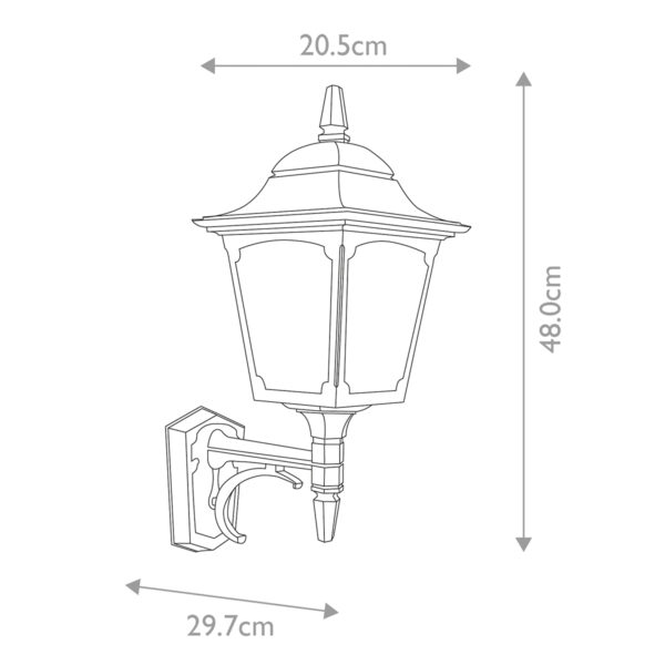 CHAPEL black CP1-BLACK Elstead Lighting