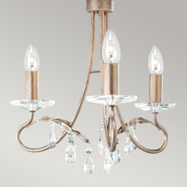 CHRISTINA silver and gold CRT3-SILVER-GOLD Elstead Lighting