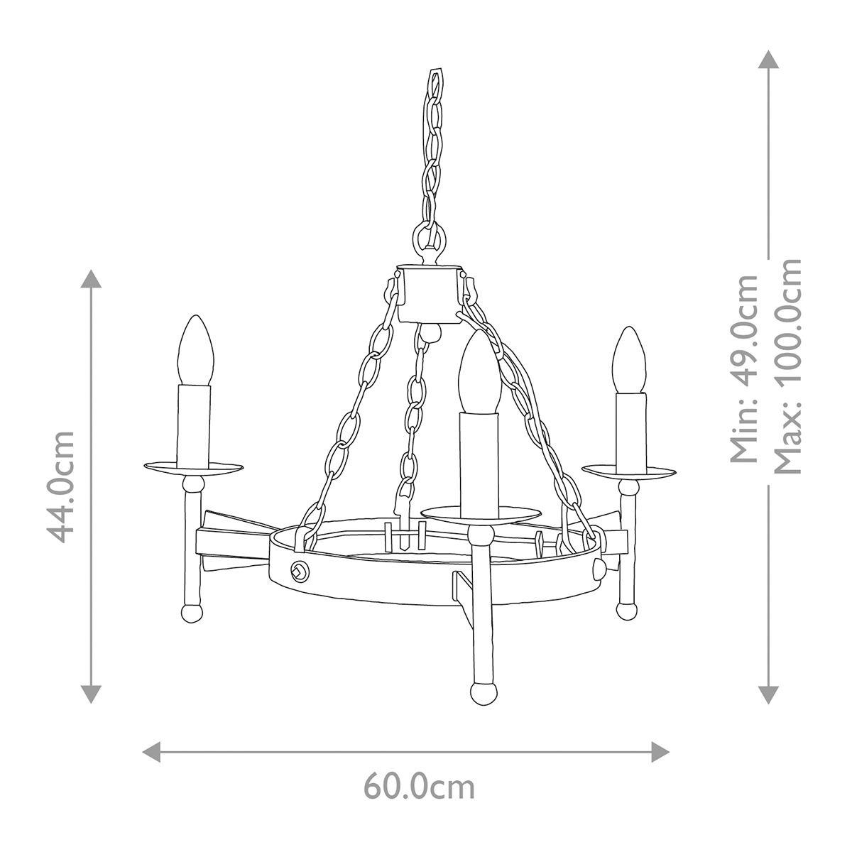 CROMWELL old bronze CW3-OLD-BRZ Elstead Lighting