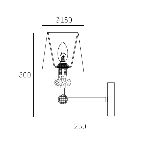 DOHA  W01292NI-WH Cosmo Light