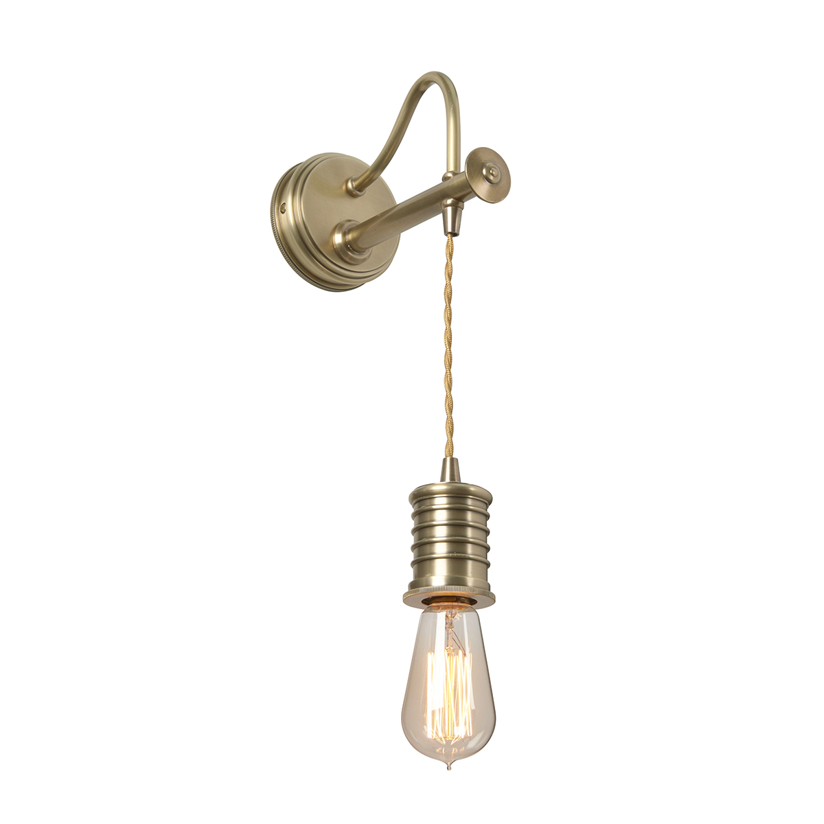 DOUILLE aged Brass DOUILLE1-AB Elstead Lighting