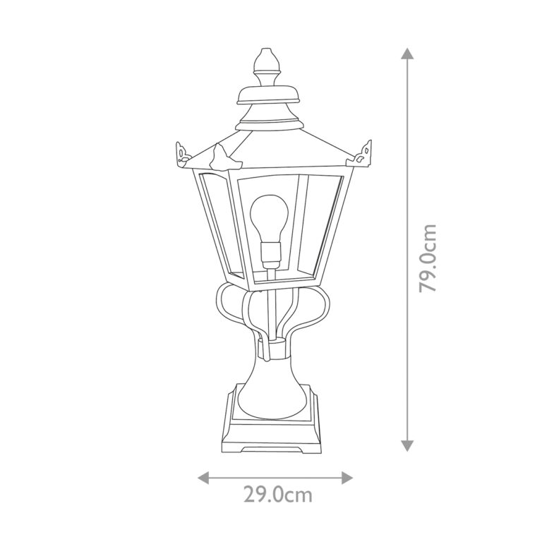 GRAMPIAN black GN1-BLACK Elstead Lighting