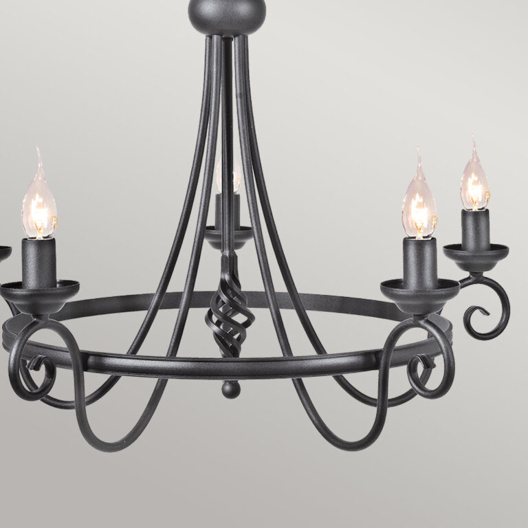 HARLECH black HR5-BLACK Elstead Lighting