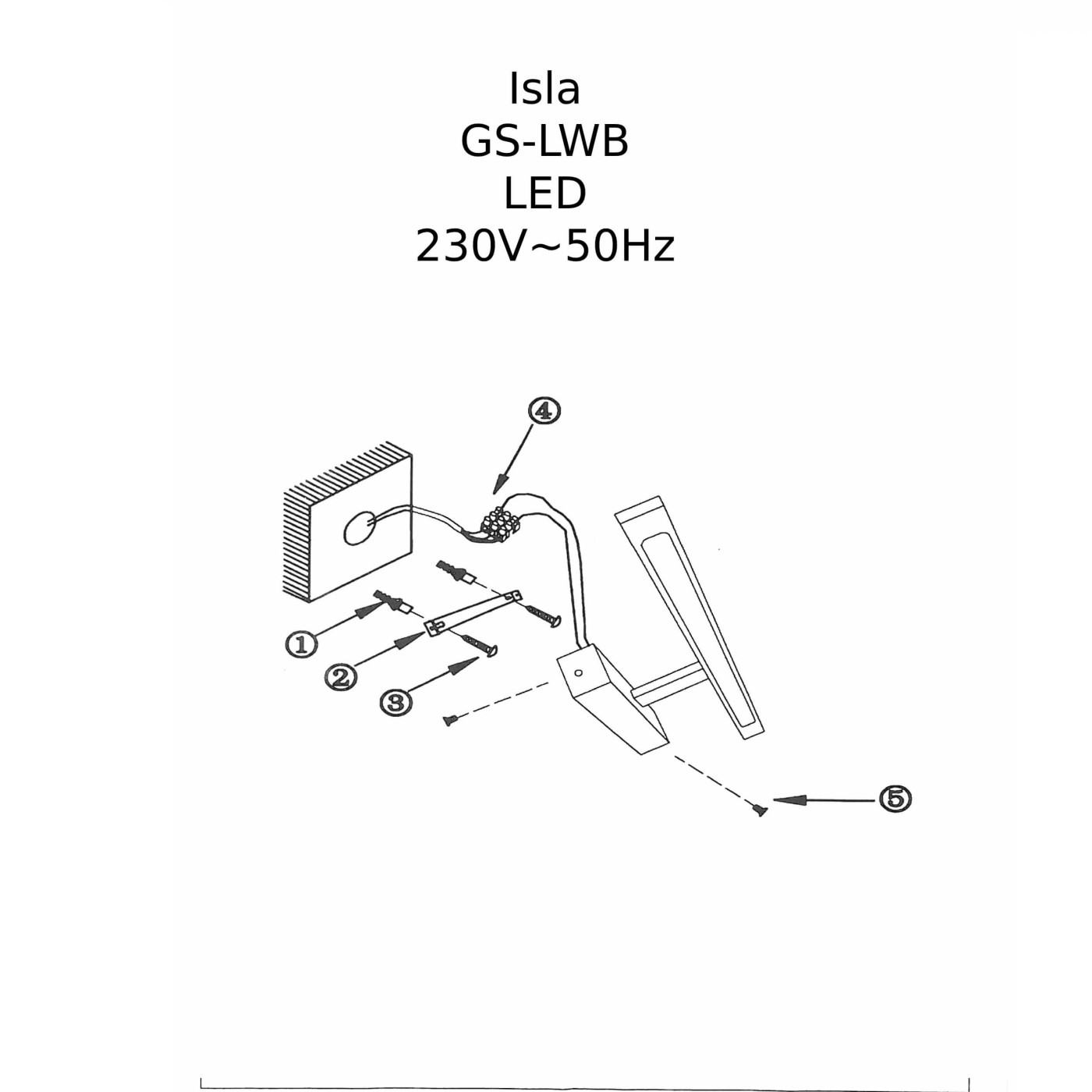 ISLA black GS-LWB-32W BK CCT Light Prestige