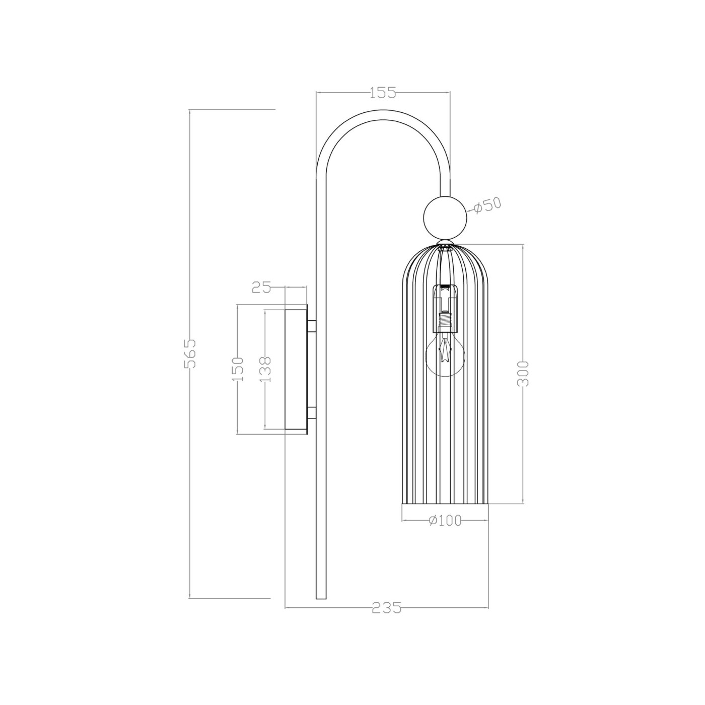 PIEGA LP-939/1W smoked Light Prestige